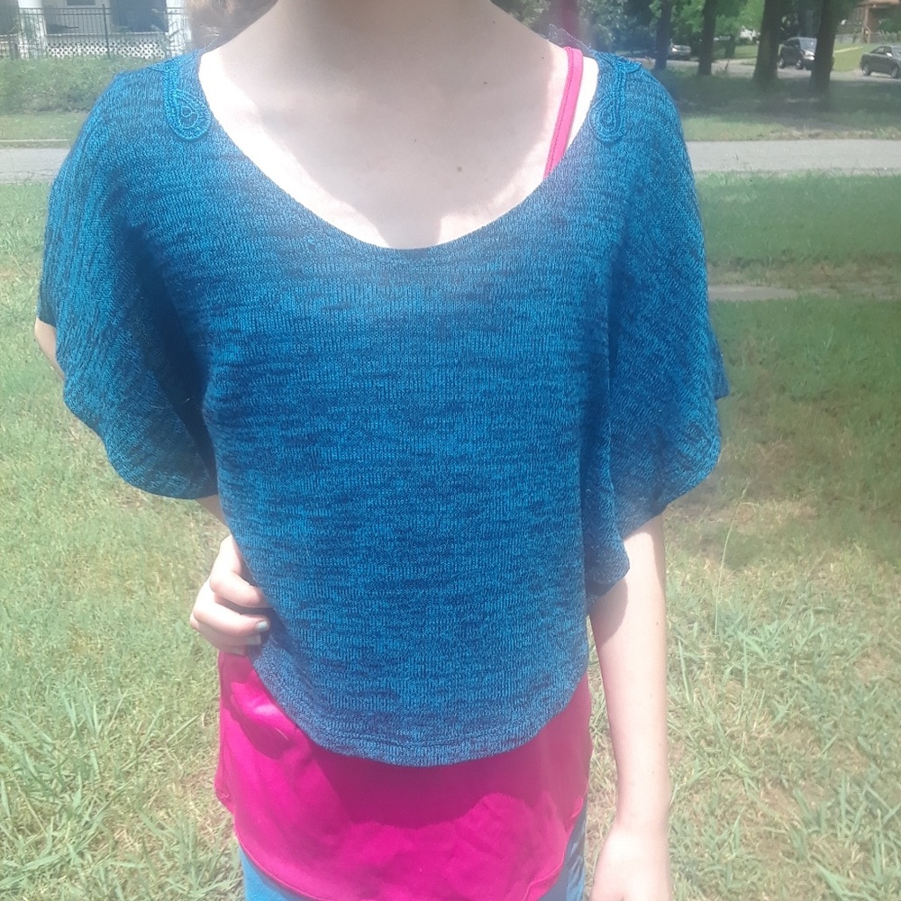 Lace  poncho